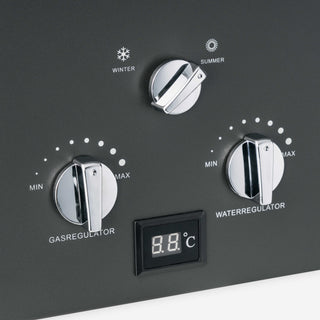 Außendusche – Gasdurchlauferhitzer 12L/min – Schwarz